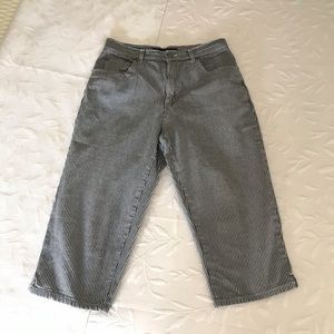 Vintage Bill Blass checkered high waisted capris